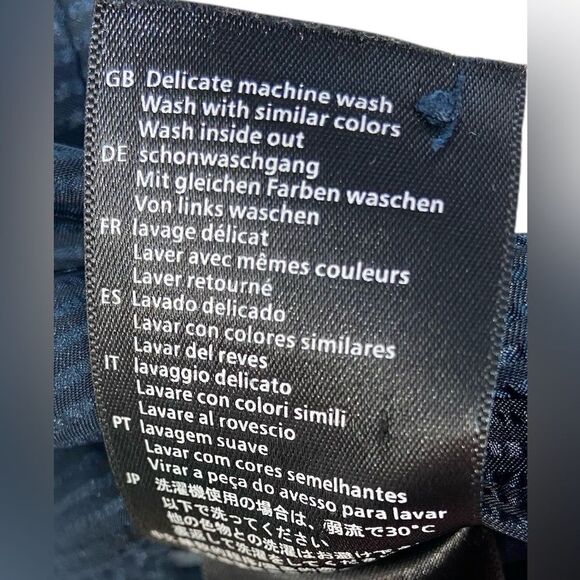 Scotch & Soda Maison Scotch Dark Blue Shirt Dress with Pin Stripes Size M - Picture 10 of 11